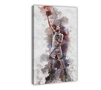 ZAPORA Stephen Curry Poster sur toile, décoration murale, peintures pour salon, chambre à coucher, style cadre, 30 x 45 cm
