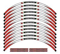 ZAPORA Trottinette Autocollant De Jante Et De Moto, Autocollant De Moyeu De Roue pour Ducati Streetfighter 848 V4/4s V2/2S Autocollant Bord(Color5)