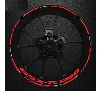 ZAPORA Trottinette Ensemble Complet pour Suzuki Gsx-r1300 Hayabusa Gsxr 1300r Autocollant De Moyeu De Roue De Moto Autocollants De Modification De Jante Réfléchissants Autocollant Bord (Color : 13)