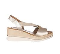 ZAPP Chaussures compensées 1612 pour femme dorées, Métallisé, 39 EU