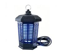 Zapper anti-insectes pour extérieur et intérieur, 4200 V, couverture de 3,8 acre, étanchéité IPX4, cordon de 3 m, protection tactile, plateau amovible, tue-mouches pour terrasse, jardin, garage