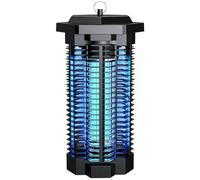 Zapper Anti-moustiques Imperméable 4000 V Piège à insectes 2500 pieds carrés pour maison/patio (18 cm, faible éclairage)