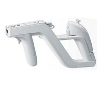 Zapper Gun pour Nintendo Wii pour insérer la télécommande et le Nunchuck couleur blanc
