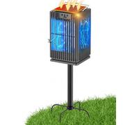 Zapper solaire anti-moustiques d'extérieur étanche de type C et alimenté par l'énergie solaire, marche/arrêt automatique, sans fil 4200 V, piège à moustiques rechargeable 5000 mAh pour terrasse