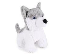 Zappi Co Animal en Peluche Doux et Câlin pour Enfants - Parfaits Compagnons de Jeu Doux et Moelleux pour Les Enfants (12-15 cm / 5-6") (Chien Husky)