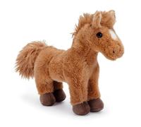 Zappi Co Cheval en Peluche Brun Clair - Animal en Peluche Doux de 20 cm - Adorable Cheval Jouet pour Filles et garçons