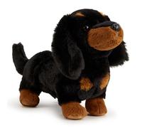 Zappi Co Daisy Le Teckel en Peluche (20 cm) - Délice de Chien Saucisse - Doux, Moelleux, 100% recyclé - Adorable Long Compagnon
