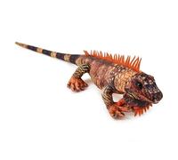 Zappi Co Iguane rouge en peluche 60 cm - Animal doux et réaliste - Couleur réaliste - Détails réalistes - Parfait pour les amateurs et les collectionneurs - Présenté sur TikTok (longueur 60 cm)