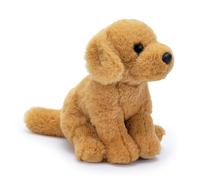 Zappi Co Palm Pups Golden Retriever Peluche (15 cm) - Chiot Golden - Doux, Câlin, Recyclé - Compagnon de Câlins Préféré de la Famille