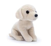 Zappi Co Palm Pups Labrador Peluche (15 cm) - Chiot Lab Snowy - Doux, Câlin, Recyclé - Compagnon Idéal pour Les Amoureux des Chiens