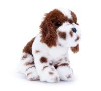 Zappi Co Palm Pups Springer Spaniel Peluche (15 cm) - Chiot Springie - Doux, Câlin, Recyclé - Jouet Énergique