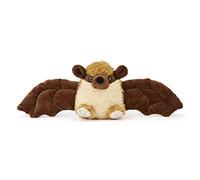 Zappi Co Peluche 100% Recyclée Chauve-Souris (13-15cm) Collection d'animaux Doux et Câlins pour Nouveau-né Premier Enfant