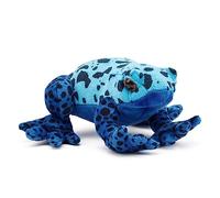 Zappi Co Peluche 100% Recyclée Grenouille Dendrobate Bleue (15cm de Largeur) Collection d'animaux Doux, Câlins et Écologiques pour Nouveau-né Premier Enfant