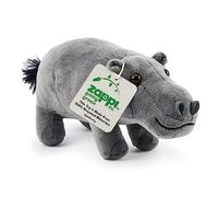 Zappi Co Peluche 100% Recyclée Hippopotame (23cm de Longueur) Collection d'animaux Doux, Câlins et Écologiques pour Nouveau-né Premier Enfant