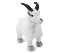 Zappi Co Peluche de Chèvre (30cm) - Amusant, Ami de Ferme Câlinable, Écologique, Parfait pour Le Jeu Imaginatif, 100% Recyclé