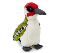 Zappi Co Peluche de Pic Vert (25cm) - Oiseau Enjoué et Câlin, Écologique pour Les Enfants, Stimule Le Jeu Imaginatif, 100% Recyclé