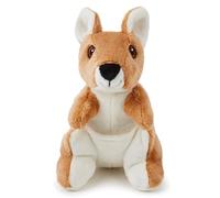 Zappi Co Peluche kangourou - 18 cm - Douce et réaliste - Aspect authentique - Parfait pour jouer et apprendre - Présenté sur TikTok (18 cm de longueur)