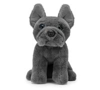 Zappi Co Pierre Le Bouledogue Français en Peluche (22 cm) - Petit Frenchie - Doux et câlin, recyclé - Compagnon Compact et Loyal