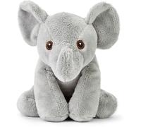 Zappi Co Peluche 100% Recyclée Éléphant (13-15cm) Collection d'animaux Doux et Câlins pour Nouveau-né Premier Enfant