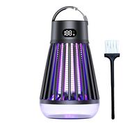 zappify 2.0 Lampe Anti Moustique,USB Charging Zapper Anti-moustiques pour La Maison, Lampe Anti-moustiques avec Veilleuse, Répulsif Anti-Mouches Électrique,Intérieur Et Extérieur (Noir)