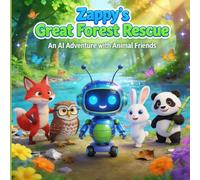 Zappy's Great Forest Rescue: An AI Adventure with Animal Friends: A Fun AI Robot Story About Friendship and Saving the Planet (Ages 4-8)