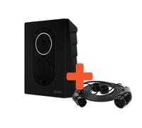 Zaptec Combi : Zaptec Go 22 kW + Sekraft Type 2 vers Type 2 Câble de recharge 11 kW 5 mètres-ZM000688 + Sekraft