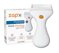 ZAP'X - Peigne Anti-Poux Électronique - Élimine les Poux et les Lentes Instantanément - Solution Naturelle Non Chimique