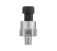 ZAPYVET 1pc 5V 1/8NPT Huile Carburant Air Eau Pression Transducteur Transmetteur Capteur 5/15/60/100/150/200/300/500/1000Psi Capteur de pression absolue du collecteur(15Psi)