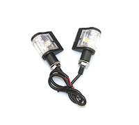 ZAPYVET 2 pièces moto lumière DRL clignotant indicateur 12V Chopper café Racer 400 Ltz XJ6 Z750 ER6N MT07 R3 R6 Caméra de stationnement de vue arrière de voiture(Type E)