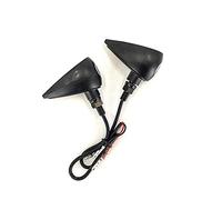 ZAPYVET 2 pièces moto lumière DRL clignotant indicateur 12V Chopper café Racer 400 Ltz XJ6 Z750 ER6N MT07 R3 R6 Caméra de stationnement de vue arrière de voiture(Type F)