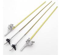 ZAPYVET 4mm 350mm arbre Flexible droite gauche câble d'entraînement | arbre support de jambe de force 36mm hélice, for bateau RC vitesse MONO V Catamaran ovale