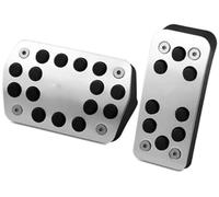 ZAPYVET Accelerator Brake Pedal, for Focus 2 3 4 Mk2 Mk3, for Mk4, for Kuga, for Escape Rs St 2005-2017 Pédale intérieure(Black ST AT No Rest)