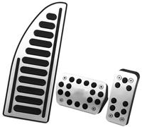 ZAPYVET Accelerator Brake Pedal, for Focus 2 3 4 Mk2 Mk3, for Mk4, for Kuga, for Escape Rs St 2005-2017 Pédale intérieure(Black ST AT and Rest)