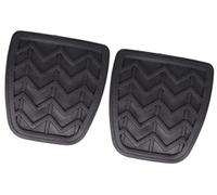 ZAPYVET Accelerator Brake Pedal, for Toyota, for Platz Xp10 Vitz Yaris 2000-2005, for Echo Car Clutch Foot Pad Cover Replacement Auto Gas Pédale intérieure(BLACK 2Pc)