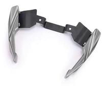 ZAPYVET Accessoires de Moto Support d'accoudoir arrière Main Courante accoudoir de Passager arrière, for QJmotor, SRK350 SRK 350 SRK400 SRK 400 Barre d'appui arrière pour Moto(Black B)