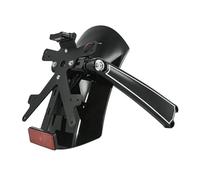 ZAPYVET Accessoires Moto Garde-Boue arrière avec Support de Plaque d'immatriculation à LED, for BMW R Nine T Scrambler 2016-2019 2017 2018 Garde-Boue Avant de Moto(Schwarz)