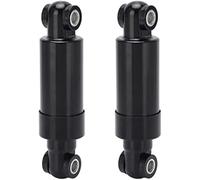 ZAPYVET Amortisseurs for vélo électrique, 2 pièces, Noir, 340 kg, 110 mm, for Scooter Pliable Ressort de Suspension Avant pour Scooter