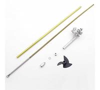 ZAPYVET Arbre Flexible de 4mm 400mm, câble d'entraînement à droite et | à gauche, support d'hélice de 36mm, for bateau RC vitesse MONO V Catamaran ovale