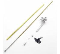 ZAPYVET Arbre Flexible de 4mm 400mm, câble d'entraînement à droite et | à gauche, support d'hélice de 36mm, for bateau RC vitesse MONO V Catamaran ovale