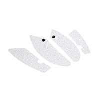 ZAPYVET Autocollant de protection antidérapant latéral for réservoir de carburant, compatible avec Ya-ma-ha YZF-R6 YZFR6 YZF R6 2017 2018 2019 2020 Tapis antidérapant pour moto(BLACK Clear with LOGO)