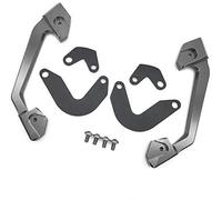 ZAPYVET Barres d'appui arrière en Aluminium CNC for Moto, siège de Passager, poignée de Rail de Passager, accoudoir, CB650R CBR650R CB CBR 650R 2019 - 2020 Barre d'appui arrière pour Moto(Dark Grey)