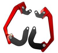 ZAPYVET Barres de poignée d'appui poignée de Rail d'appui de Passager de siège arrière, CB650R CBR650R 2019 2020, Passager arrière de Moto CNC Barre d'appui arrière pour Moto(Rot)