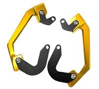 ZAPYVET Barres de poignée d'appui poignée de Rail d'appui de Passager de siège arrière, CB650R CBR650R 2019 2020, Passager arrière de Moto CNC Barre d'appui arrière pour Moto(Gold)