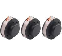 ZAPYVET Bobine automatique de coupe-herbe Bobines de ligne de pour coupe de 1.6Mm de diamètre, 5 mètres, pour accessoires de tondeuse à gazon Fsa56 Fse41 Fse52 Pp500(BLACK 3pcs)