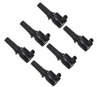 ZAPYVET Bobine d'allumage 6 pièces, for Lincoln, LS 3.0 V6 24v 1W4U12A366AA 814052 2W4Z12029A paquet de bobine Bobine d'allumage