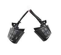 ZAPYVET Bouton de commande audio au volant Interrupteur régulateur vitesse, for Corolla, Wish Altis Commande de boutons au volant(Carbon fiber)