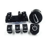 ZAPYVET Bouton de commutation fenêtre phare antibrouillard miroir, for VW, for Jetta, 3, for Golf, 6, for, for Passat, B6 CC 3C8941431B ENSEMBLE pièces Interrupteur de phare antibrouillard de voiture