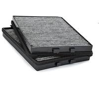ZAPYVET Cabine de Pollen charbon actif, for Alpina, B10, for BMW, E39 520i 525i 530d 535i 2 pièces 64119216588 64112182533 Filtre d'admission d'air