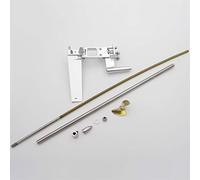 ZAPYVET Câble d'arbre d'entraînement Flexible de 4.76mm 3/16 "40cm-52cm + jambe de force d'arbre + gouvernail de 110mm + hélice de 38mm, for bateau RC Catamaran CAT Speed
