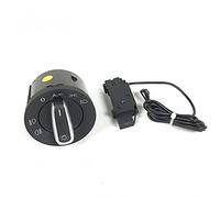 ZAPYVET Capteur de lumière automatique avec interrupteur phare, for VW, for Golf, 6 MK5 MK6, for Jetta, 5, for, for Passat, B6, for Touran Interrupteur de phare antibrouillard de voiture